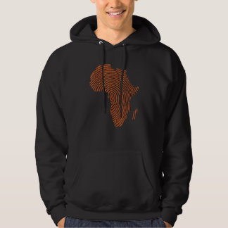 Africa Dna Thumbprint Flag Africa Pride Design For Hoodie