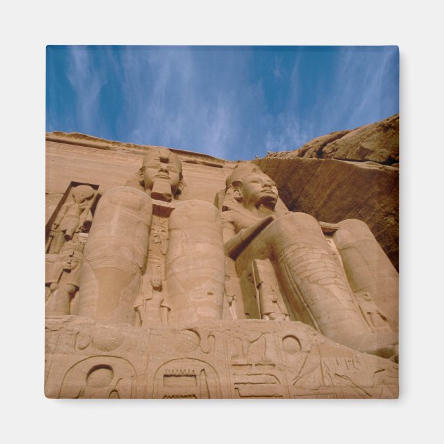 Africa, Egypt, Abu Simbel, Ramses II and Magnet (Front)