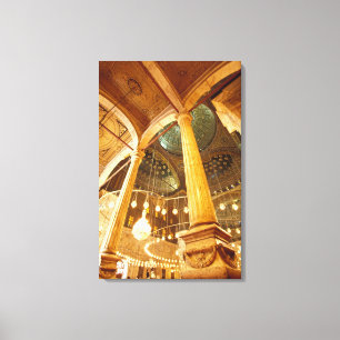 AFRICA, Egypt, Cairo, Muhammad Ali Mosque Canvas Print