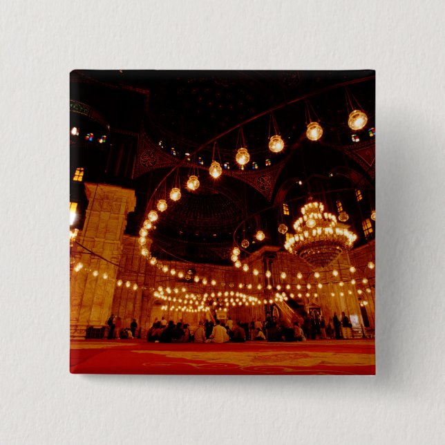 Africa, Egypt, Cairo, Muhammad Ali Mosque, The 15 Cm Square Badge (Front)
