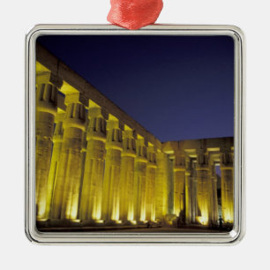 Africa, Egypt, Luxor. Sun court of Amenhotep Metal Tree Decoration