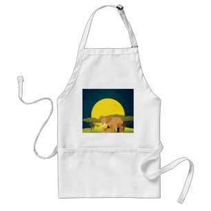 Africa - Elephants Standard Apron