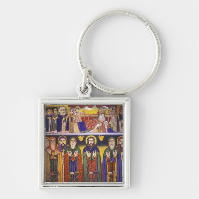 Africa, Ethiopia. Artwork depicting apostles and Key Ring (Front)