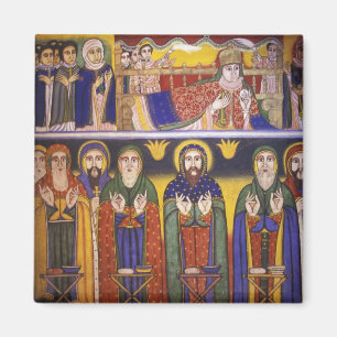 Africa, Ethiopia. Artwork depicting apostles and Magnet