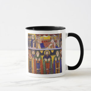 Africa, Ethiopia. Artwork depicting apostles and Mug