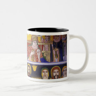 Africa, Ethiopia. Artwork depicting apostles and Two-Tone Coffee Mug