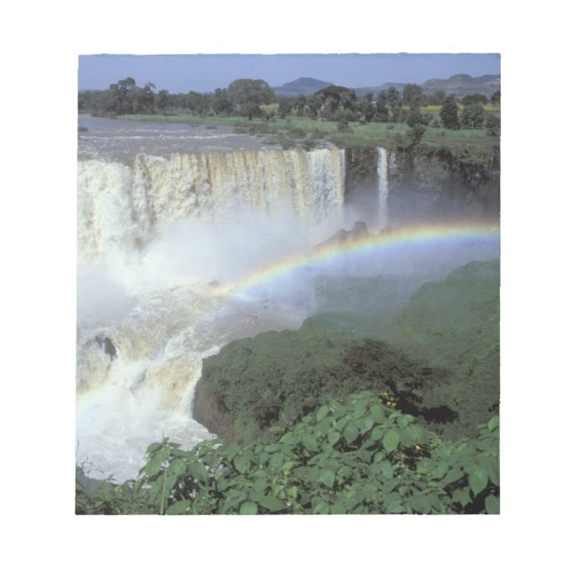 Africa, Ethiopia, Blue Nile River, Cataract. 2 Notepad (Front)