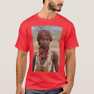Africa Ethiopia Omo River Valley Hamer Tribe 2 T-Shirt