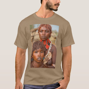 Africa Ethiopia Omo River Valley Hamer Tribe T-Shirt