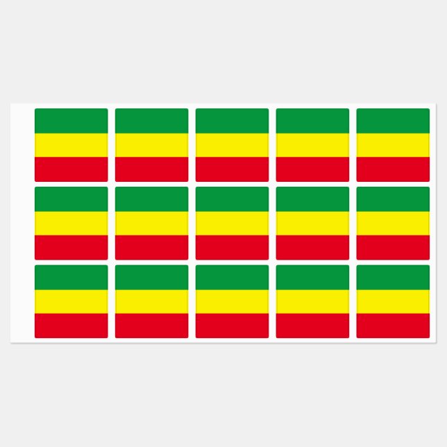 Africa Ethiopia Rasta Flag  (Sheet)