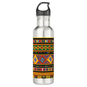 Africa Ethnic Art Pattern  710 Ml Water Bottle