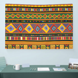 Africa Ethnic Art Pattern  Banner