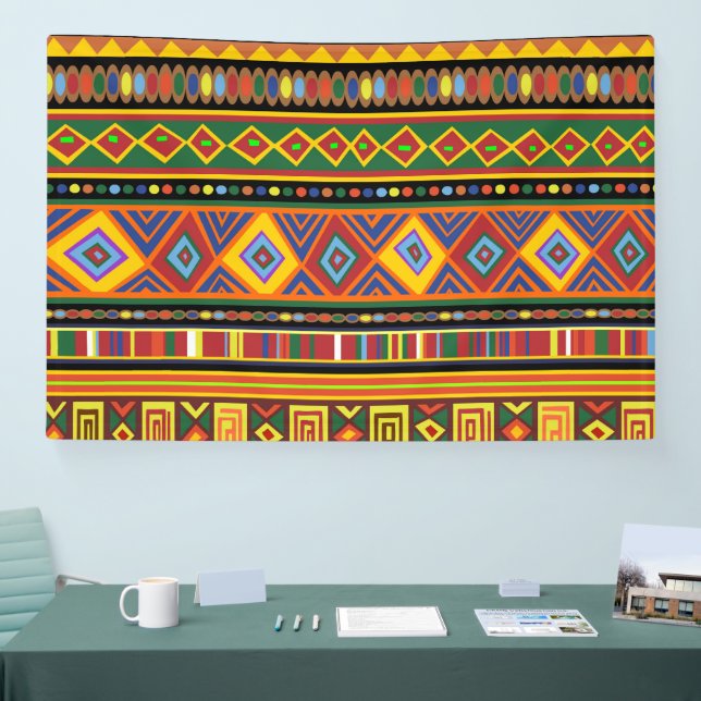 Africa Ethnic Art Pattern  Banner (Tradeshow)