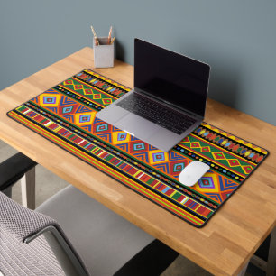 Africa Ethnic Art Pattern  Desk Mat
