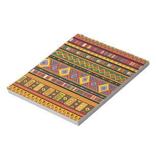 Africa Ethnic Art Pattern Notepad