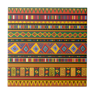Africa Ethnic Art Pattern Tile