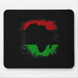 Africa Flag African Continent Map Pan-africa Unia Mouse Mat