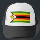 AFRICA: FLAG OF ZIMBABWE TRUCKER HAT<br><div class="desc">Flag of Zimbabwe hat. MY ORIGINAL ARTWORK at Zazzle.com/virginia5050* and FLORIDA GIFT STORE at Zazzle.com/FloridaGiftStore*</div>