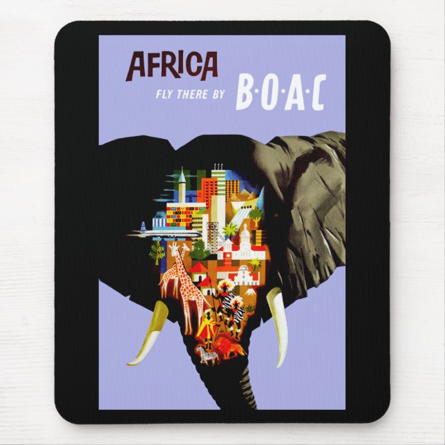Africa ~ Fly There Mouse Mat (Front)