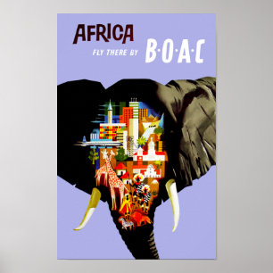 Africa ~ Fly There Poster