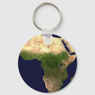 Africa From Space Key Ring
