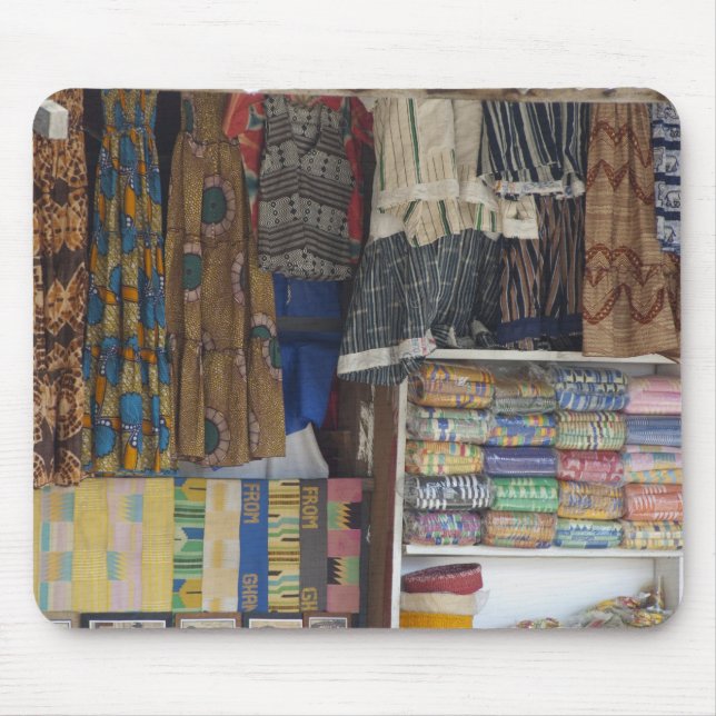 Africa, Ghana, Accra. Accra Textile & Handicraft Mouse Mat (Front)