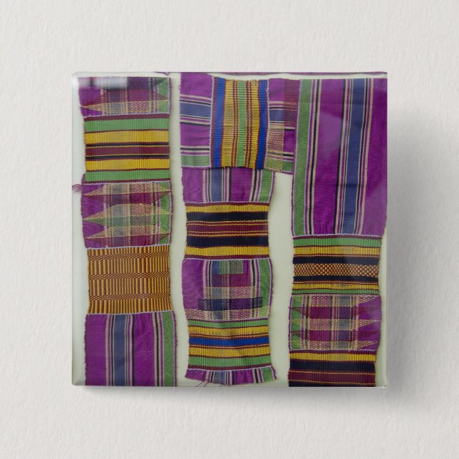 Africa, Ghana, Accra. National Museum, regarded 15 Cm Square Badge (Front)