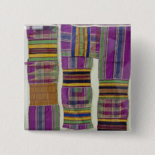 Africa, Ghana, Accra. National Museum, regarded 15 Cm Square Badge