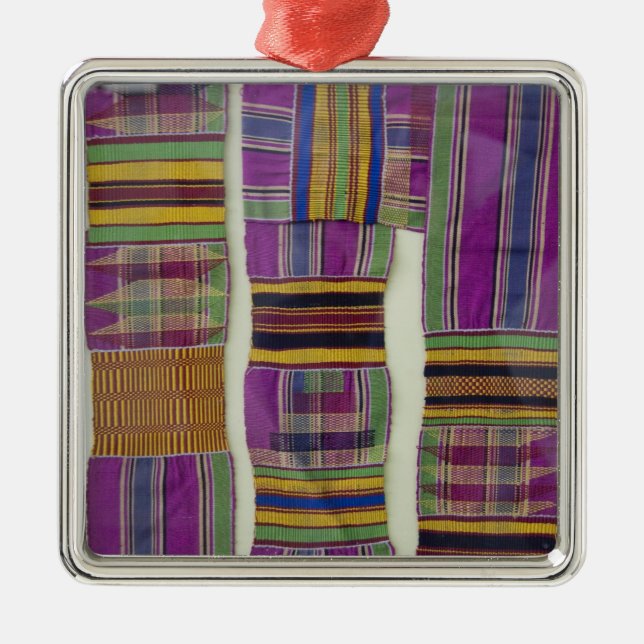 Africa, Ghana, Accra. National Museum, regarded Metal Tree Decoration (Front)