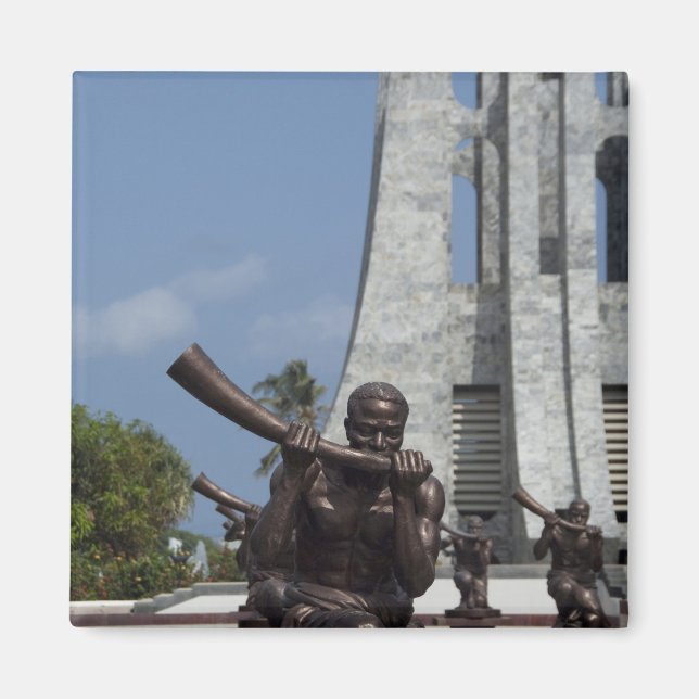 Africa, Ghana, Accra. Nkrumah Mausoleum, final 2 Magnet (Front)