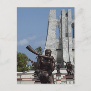 Africa, Ghana, Accra. Nkrumah Mausoleum, final 2 Postcard