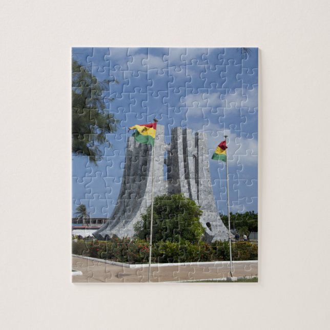 Africa, Ghana, Accra. Nkrumah Mausoleum, final 3 Jigsaw Puzzle (Vertical)