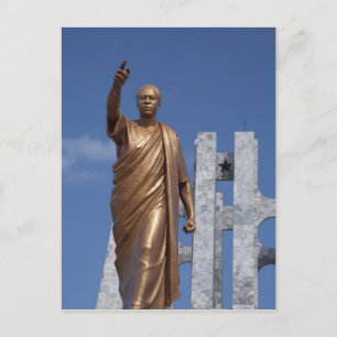 Africa, Ghana, Accra. Nkrumah Mausoleum, final Postcard