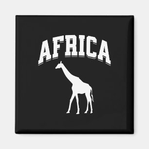 Africa Giraffe Safari Vacation Souvenir Preppy Aes Magnet