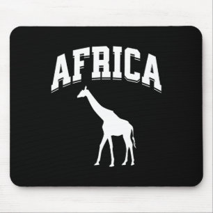 Africa Giraffe Safari Vacation Souvenir Preppy Aes Mouse Mat