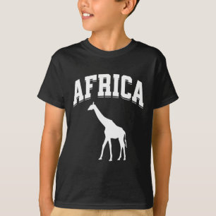 Africa Giraffe Safari Vacation Souvenir Preppy Aes T-Shirt