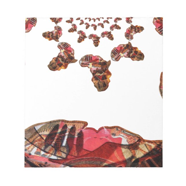 Africa in Motion: Motif & Map Design - Print Notepad (Front)