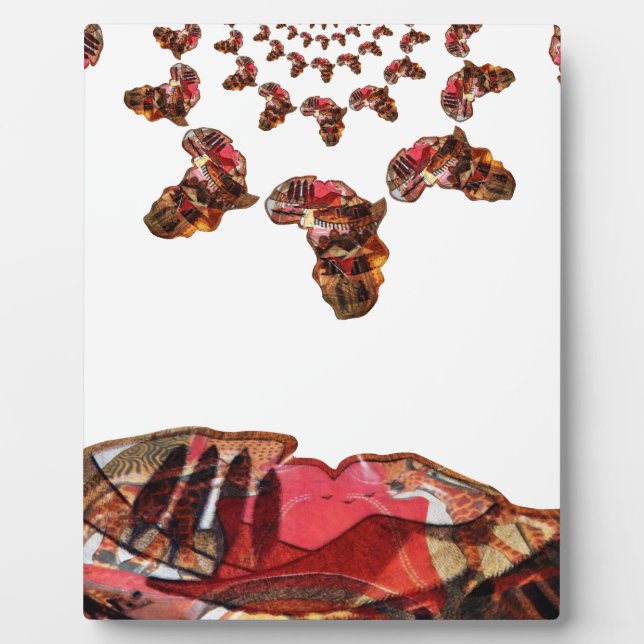 Africa in Motion: Motif & Map Design - Print Plaque (Front)