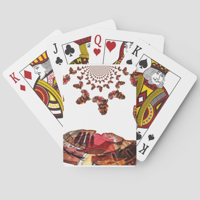 Africa in Motion: Motif & Map Design - Print Playing Cards (Back)