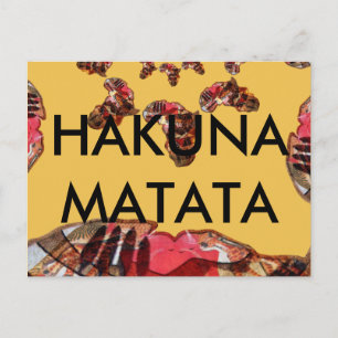 Africa in Motion: Motif & Map Design - Print Postcard