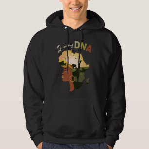 Africa In My DNA Cute Black History Month African  Hoodie