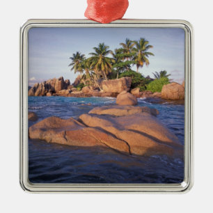 Africa, Indian Ocean, Seychelles, Praslin Metal Tree Decoration