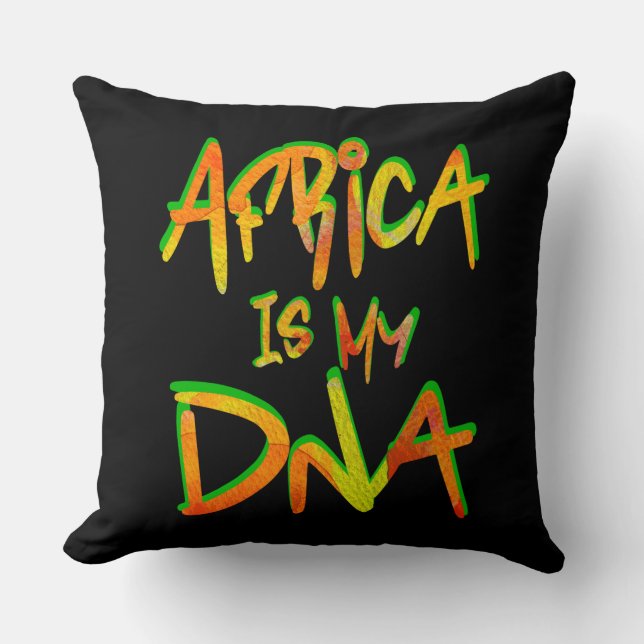 Africa is My Dna Cushion (Front)