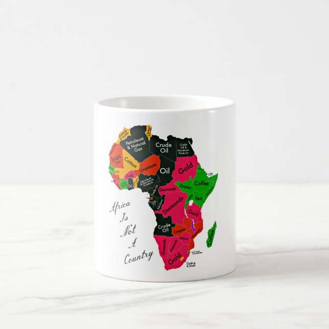 Africa Is Not A Country Coffee Mug (Center)