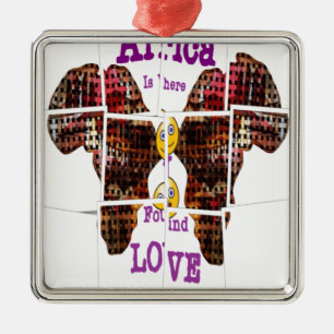 Africa is where I found Love Metal Tree Decoration