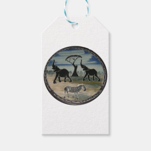 Africa Kenya Beautiful Elegant Wildlife Gift Tags