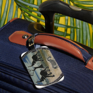 Africa Kenya Beautiful Elegant Wildlife Luggage Tag