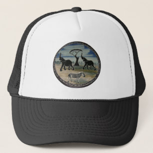 Africa Kenya Beautiful Elegant Wildlife Trucker Hat