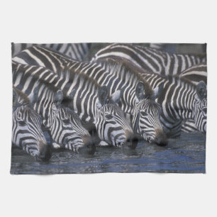 Africa, Kenya, Masai Mara Game Reserve, Plains Tea Towel