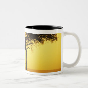Africa, Kenya, Masai Mara Game Reserve, Rising Two-Tone Coffee Mug